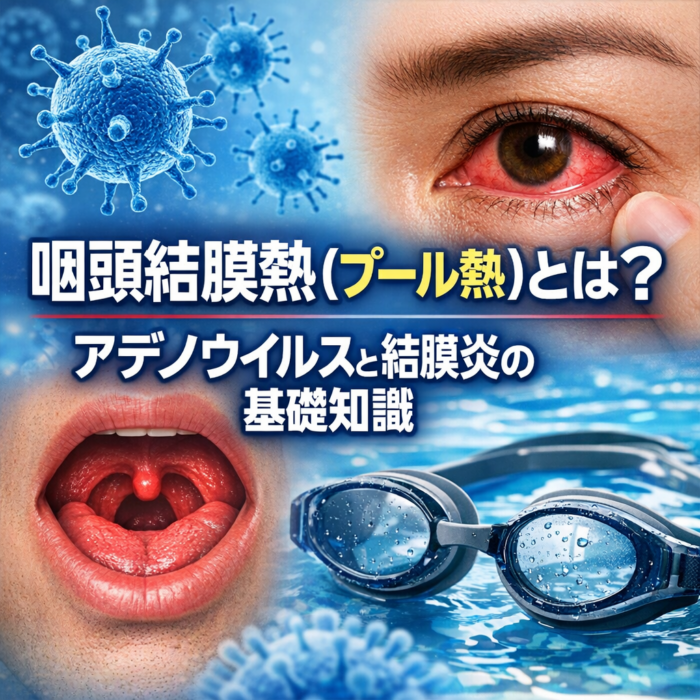 咽頭結膜熱（プール熱）とは？アデノウイルスと結膜炎の基礎知識
